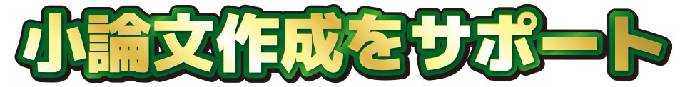 小論文作成をサポート